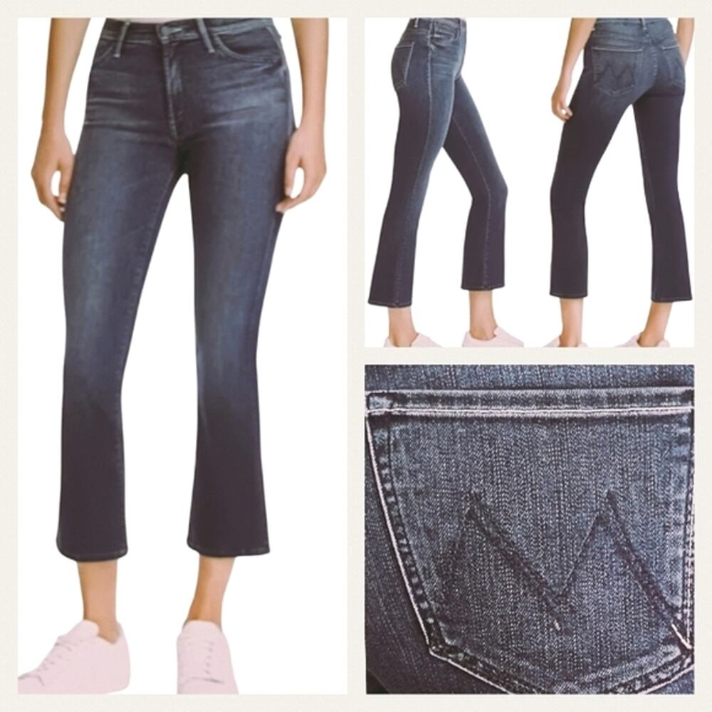 Mother the Insider Crop Repeating Love GUC $248 Size 26    J1522